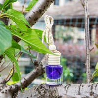 Pengharum Mobil Gantung Kaca Mewah Aroma Ringan Tahan Lama Meningkatkan Gaya untuk Pria Wanita Aksesori Aroma Dekoratif