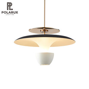 Lámpara Colgante Estilo Espacial para Comedor, Cocina, Restaurante, Decoración de Interiores para el Hogar, Metal y Acrílico de Alta Calidad, Lámpara Colgante UFO Estable - Product Image 1