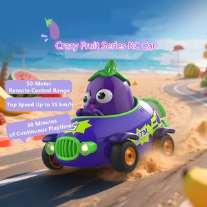 <span class=keywords><strong>Voiture</strong></span> <span class=keywords><strong>de</strong></span> <span class=keywords><strong>course</strong></span> télécommandée 2,4 GHz haute vitesse pour enfants, jouet électrique RC en forme d'aubergine <span class=keywords><strong>de</strong></span> <span class=keywords><strong>dessin</strong></span> <span class=keywords><strong>animé</strong></span> 360 °   Voitures <span class=keywords><strong>de</strong></span> cascades rotatives <span class=keywords><strong>avec</strong></span> lumières LED - Product Image 2