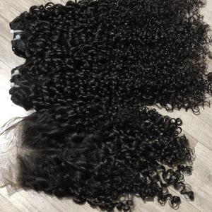 Extensions de cheveux bouclés naturels 100%, non traités, bruts, vietnamien, Pixie, avec prix de gros 2022, qualité supérieure, Super épais - Product Image 3