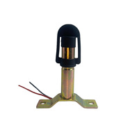 Support de montage sur poteau 24 mm pour feux de signalisation de tracteur, support en forme de T pour montage sur barre DIN avec prise DIN intégrée