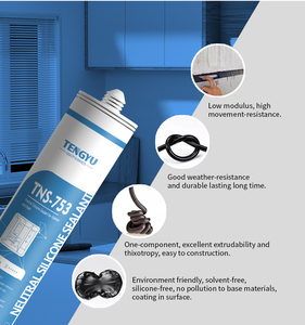 300ml White <strong>Coloured</strong> Clear Caulking Good Adhesive Transparent Good Mildew Resistant Kitchen Sink and Bathroom 100% <strong>Silicone</strong> - Product Image 4