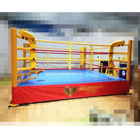 Prix d'usine, ring de boxe personnalisé de 4 à 8 m pour la boxe, le MMA, l'entraînement thaïlandais, la compétition avec toile