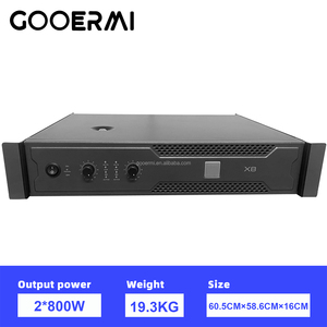Amplificateur de puissance X4/X6/X8 2 canaux 450w/650w/800w 2U AMP Système de sonorisation Amplificateur de puissance intégré pour l'école KTV Utilisation en intérieur - Product Image 6