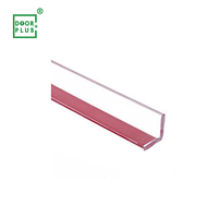 Joint d'étanchéité latéral pour porte de douche sans cadre Doorplus, en plastique, avec colle forte, étanche, durable, installation facile