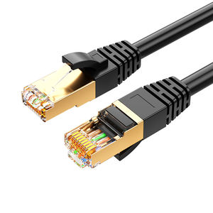 Muestra gratis negro Cat7 fábrica de cables a granel Cat7 Cable plano fábrica Cat7 Cable Ethernet 30m - Product Image 6