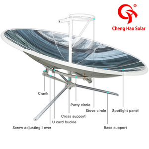 Cuisinière <span class=keywords><strong>Solaire</strong></span> à Grand Diamètre, <span class=keywords><strong>Four</strong></span> <span class=keywords><strong>Solaire</strong></span> Parabolique Haute Efficacité <span class=keywords><strong>pour</strong></span> <span class=keywords><strong>Camping</strong></span> en Plein Air - Product Image 3