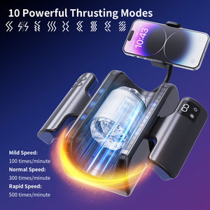 Automatische Telescopische Mannelijke <span class=keywords><strong>Masturbator</strong></span> Hoge Snelheid Zuiger Stroker Zak Kutje Met 12Cm Stuwende Afstand Seksspeeltjes Voor Mannen 18 - Product Image 2