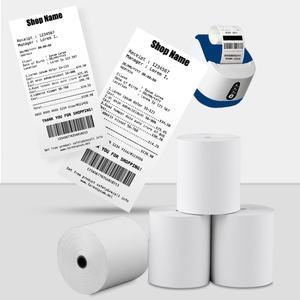 Rollo de Papel Térmico de 80 mm x 57 mm para Caja Registradora, Máquina POS, Cajero Automático, Rollo de Papel Térmico sin BPA - Product Image 3