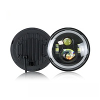 Conversion de phare LED de voiture de 7 pouces, rond complet adapté à la lumière de véhicule tout-terrain Harle Motorcycle.