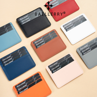 Tempat Kartu Mini Klasik, Portabel dan Ringkas, Dompet Tipis Sederhana untuk KTP dan Kartu Bank Unisex