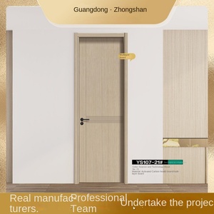 Puerta de madera compuesta de madera maciza, diseño moderno, diseño de dormitorio insonorizado, proveedor de hotel de color personalizado - Product Image 5