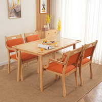 Chaise de table ergonomique pour personnes âgées avec dossier et accoudoirs rembourrés, mobilier pour maisons de retraite et centres de bien-être pour personnes âgées