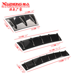 Xuzhong <b>Rear</b> <b>Spoiler</b> 355mm 584mm 798mm Universal Car Modification ABS Material - Product Image 1