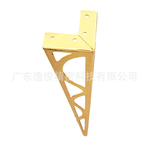 Yijun Triangular Hollow Gold <b>Table</b> <b>Leg</b> 013 Heavy Duty Modern Minimalist Furniture Accessory - Product Image 2