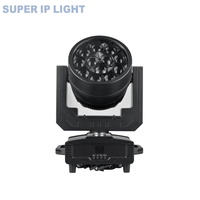 Projecteur à tête mobile LED RGBW 40W 12 yeux 3.5 ° ~45 °   Lampe de scène DJ disco à effet stroboscopique et zoom électronique