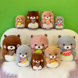 Nouveau jouet en peluche marmotte de dessin animé peluches au coucher poupée apaisante pour enfants Juguetes De Peluche Muneca - Product Image 4