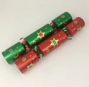 Праздничный Бумажный Рождественский крекер-Рождественская декоративная трубка с сюрпризами