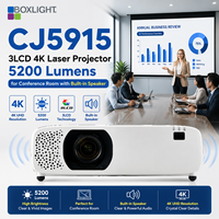 Projecteur laser 4K 3LCD CJ5915 pour salle de réunion, 5200 lumens avec contrôle RS232