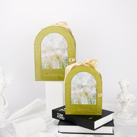 Boîte cadeau en forme de livre YZ, impression par estampage, emballage de bougies, boîte en papier de luxe pour une présentation haut de gamme, adaptée aux cadeaux de bougies de mariage