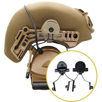 Headset Taktis untuk Helm, Braket Earpiece, Penutup Telinga Elektronik, Headphone Over-ear Flip-up Baru, Produk Terlaris Lintas Negara
