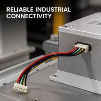 Kabel Harness Presisi Tinggi Khusus dengan Pitch 2.54mm, Berpelindung Dua Ujung, Dilengkapi Inti Ferit 1007 24AWG untuk Sistem Manajemen Otomatis