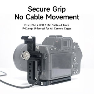 Nuovi Arrivi: Gabbia per Fotocamera DSLR/Mirrorless Fujifilm in Lega di Alluminio, Morsetto Universale per Cavo Fotocamera con Filettatura da 1/4'' per Fissaggio Cavo - Product Image 1