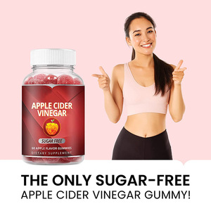 Gummies de vinaigre de cidre de pomme biologique à marque privée, complément ACV pour vitamine <span class=keywords><strong>B12</strong></span>, acide folique, vitamine B6 - Product Image 5