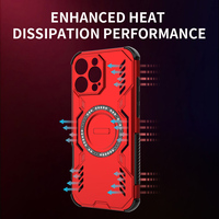 Étui de téléphone à attraction magnétique pour OnePlus 13R 13T Nord 4 5 pour OnePlus Ace 5 Pro CE 5 Dissipation thermique Charge sans fil