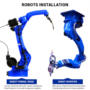 Máquina <span class=keywords><strong>cortadora</strong></span> <span class=keywords><strong>láser</strong></span> robot 3D con brazo de 6 ejes chino de 1000W para chapa y tubo de metal - Product Image 6