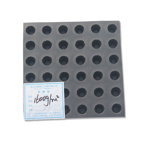 Kangshun Geotechnical Engineering Hdpe Drainage Board Square Gray 1600g M2 Weather Resistant Roof Garden Landscaping Material - Product Image 1