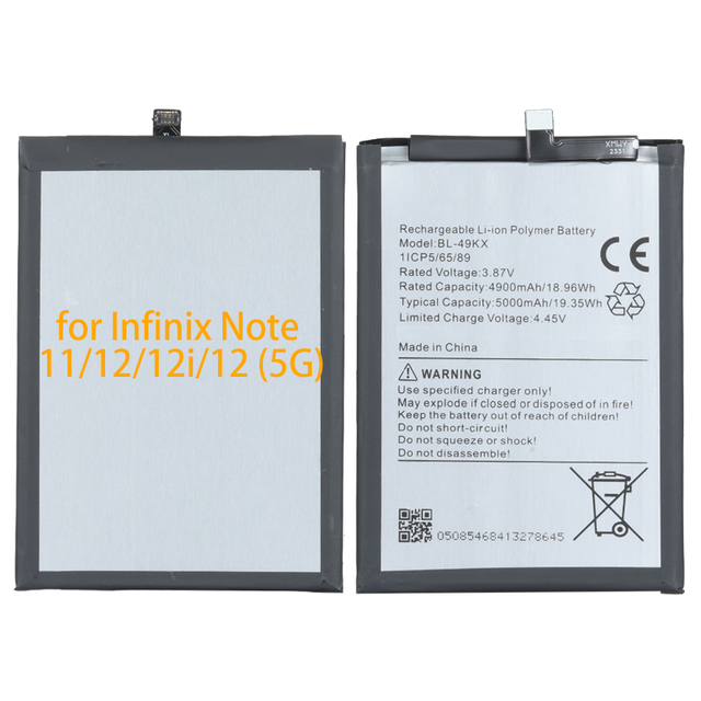 Wholesale OEM Mobile Phone Battery for Infinix Note 11 12 12i 12 5G X663C X677 X663 Lithium Rechargeable Cell Phone Battery