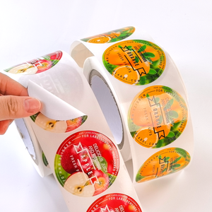 생분해성 식품 안전 맞춤형 과일 라벨 스티커 | 과일 직접 접촉용 퇴비성 접착 라벨 - Product Image 5