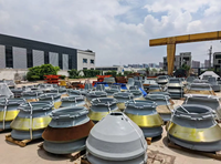 Manteau de concasseur à cône PYD 2200 de 2800 kg |   Pièces de rechange directes de la fonderie pour un coût par tonne inférieur