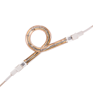 Tube chauffant infrarouge en forme d'oméga de 100W-6KW, plusieurs types, semi-plaqué or - Product Image 1
