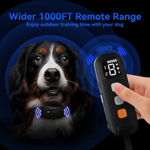 Collar de Adiestramiento <span class=keywords><strong>para</strong></span> <span class=keywords><strong>Perros</strong></span> con Control Remoto, Alcance de 300 Metros, Resistente al Agua IP67, Recargable Tipo-C, Bloqueo de Seguridad y Batería de Larga Duración - Product Image 3