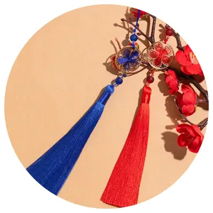 Handmade Hanging Ornaments Chinese Knot Tassel For Decoration