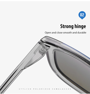 <span class=keywords><strong>Gafas</strong></span> <span class=keywords><strong>de</strong></span> <span class=keywords><strong>Sol</strong></span> Cuadradas <span class=keywords><strong>Económicas</strong></span> con Logotipo Personalizado, Protección UV, Polarizadas, <span class=keywords><strong>de</strong></span> Plástico Tipo Gelatina <span class=keywords><strong>para</strong></span> Hombre y <span class=keywords><strong>Mujer</strong></span>, Opciones en Blanco y Azul Disponibles - Product Image 3