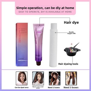 Tinta per <span class=keywords><strong>Capelli</strong></span> Semi-Permanente Jiaying, Crema Colorante a Base di Erbe di Grado Cosmetico, Protezione del <span class=keywords><strong>Colore</strong></span>, Copre i <span class=keywords><strong>Capelli</strong></span> Grigi, Per Tutti i Tipi di <span class=keywords><strong>Capelli</strong></span>, Per Adulti, Esclusiva per Saloni - Product Image 3