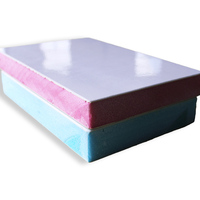 Panneaux sandwich FRP de 100 mm, toit de villa, acier inoxydable galvanisé, revêtement en polyuréthane haute durabilité, panneaux muraux PIR pour entrepôts frigorifiques