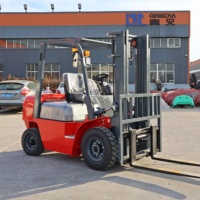 Montacargas Diésel de 3 Toneladas de Alta Calidad, Montacargas Diésel de 3t con Motor ISUZU Xinchai Original, Precio de Fábrica
