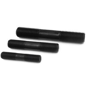 उच्च शक्ति 8.8 ग्रेड डबल हेड स्टड बोल्ट 35 क्रमो कार्बन स्टील पूर्ण दांत थ्रेडेड रॉड सादे जस्ता काला - Product Image 5