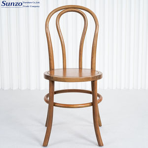 Silla de madera curvada de comedor de madera maciza de nuevo estilo para sillas de madera de banquete Thonet - Product Image 4