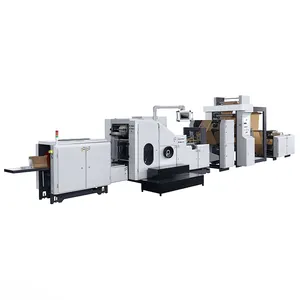 CE kertas kerajinan tangan kedua otomatis, mesin pembuat tas makanan kertas harga rendah kecepatan tinggi JT-SBR180