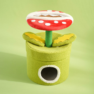 <b>Cat</b> Tree with <b>Cat</b> Bed Carnivorous Plant Design New Sisal <b>Scratching</b> Board <b>Cat</b> Toy - Product Image 1