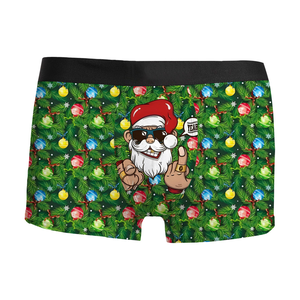 Calzoncillos bóxer de punto de poliéster con estampado 3D de corazón de <span class=keywords><strong>San</strong></span> Valentín personalizados de fábrica china, logotipo personalizado, MOQ bajo, tallas S-5XL - Product Image 3