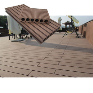 Eco-Friendly Anti-Uv WPC Terrace Floor Waterproof Patio Outdoor Wood <b>Plastic</b> Composite Flooring Deck - Product Image 1