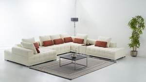 Juego de esquinas de estilo europeo Minella, muebles de sala de estar ajustables convertibles cómodos para uso doméstico en Hotel, Material de tela - Product Image 2