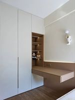 Armoire moderne pour chambre à coucher avec table de toilette armoire meubles de chambre à coucher meubles de maison en bois