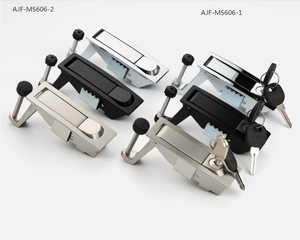 AJF-MS606-2 an toàn cao điện cửa tủ khóa chìa khóa mở khóa phần cứng công nghiệp 105x54mm Kích thước hộp cửa tủ làm - Product Image 3